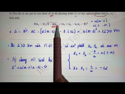 Video Toán Lớp 9. Giải Vi-et chứa trị tuyệt đối - Viet nâng... - YouTube