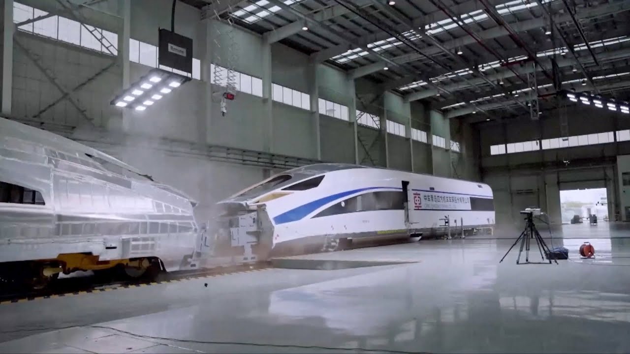 Collision experiment highlights safety of China's high-speed trains ...
