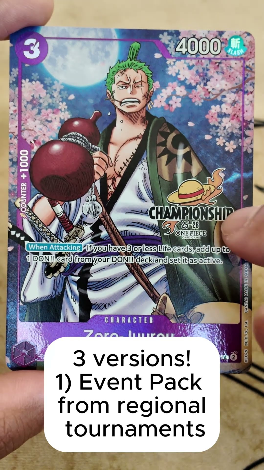 Finalist 25-26' National Championship Textured Zoro-juurou - YouTube