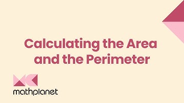 Calculating the Area and the Perimeter - Pre-algebra - Math