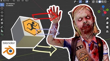BLENDER AND ADOBE MIXAMO - ZOMBIE MUSIC VIDEO - ANIMATION