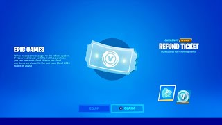 FREE REFUNDS NOW in FORTNITE!