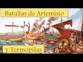 Termopilas y Artemisio (480 a. C.). Defensa simultánea en tierra y mar