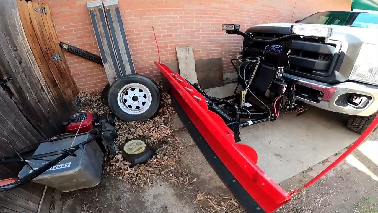Remove Boss plow YouTube