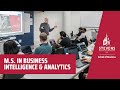 Ms in business intelligence and analytics