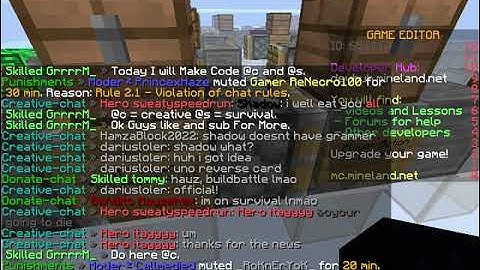 How To Code @c And @s For [ Mineland Creative ]