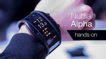 Nubia Alpha: Hands-on with a flexible smartwatch
