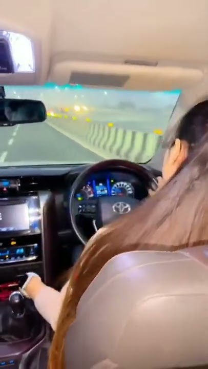 Girls night out 🥺💐💐 Toyota Night Car Driving ❤️❤️ [Video