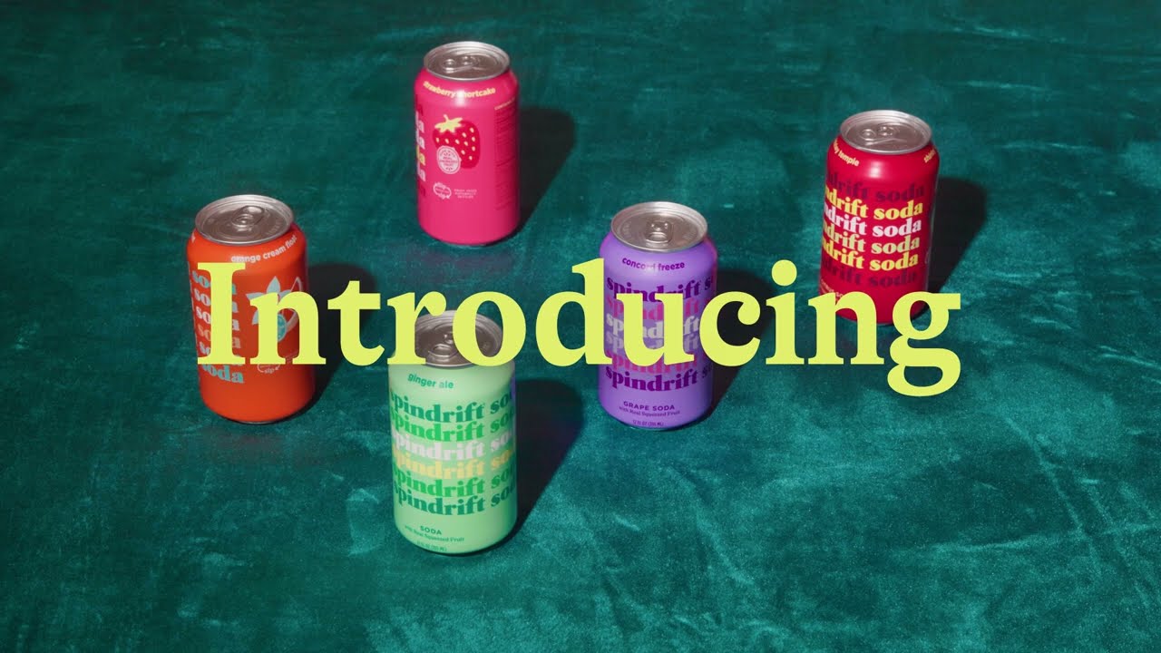 A Real Modern Soda: Spindrift® SODA with Bold Flavors & Real Squeezed Fruit