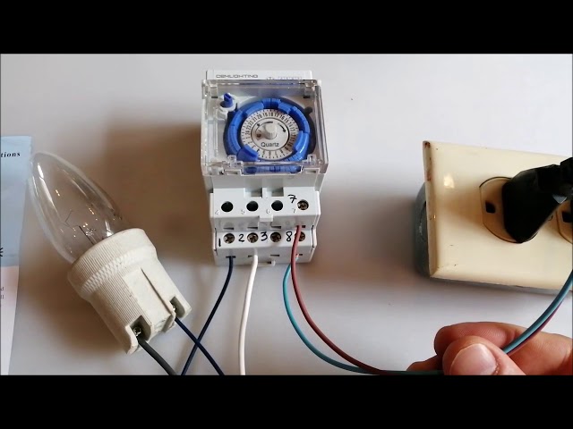 Como programar un enchufe temporizador eléctrico analógico 