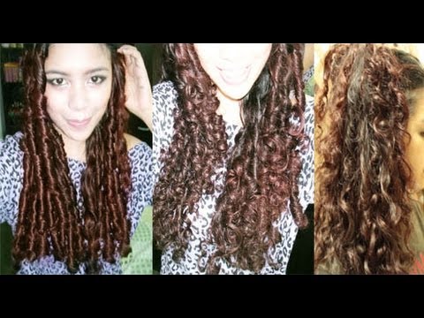 No Heat Straw Curls 1 Method Heatless Big Curls To Everday Waves