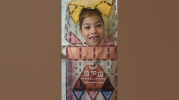 Building a Life-Size Robot using CONNETIX Magnetic Tiles @labyrinths.and.lovehearts