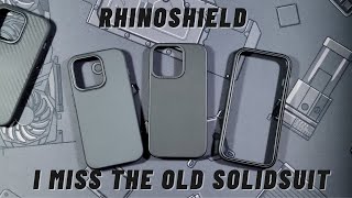 I Miss The Old Solidsuit From Rhinoshield - iPhone 14 Pro & iPhone 13 Pro Solidsuit Comparison