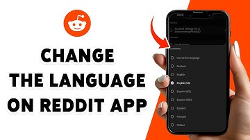 How To Change The Language On Reddit App 2024 | Switch Reddit App Language Settings