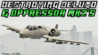 B11 Strikeforce Destroys Oppressor MK2 & Deluxo Griefers In Gta 5