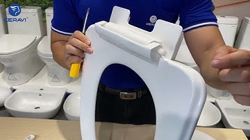 Hướng dẫn tháo lắp lõi hơi cho nắp ngồi bàn cầu C504, C505 thương hiệu CERAVI