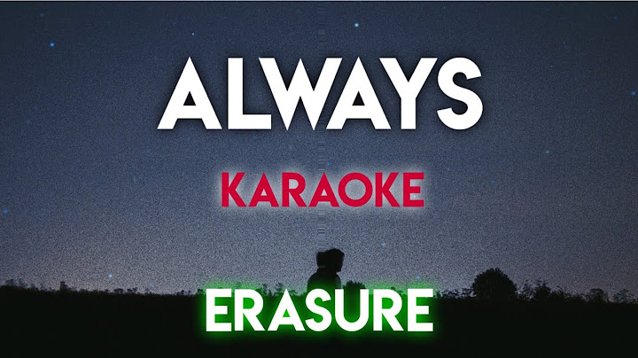 Always Karaoke version - Karaoke performance video thumbnail