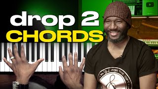 How to Play Drop 2 Piano Chords - Bruce Hornsby Style | Rodney East