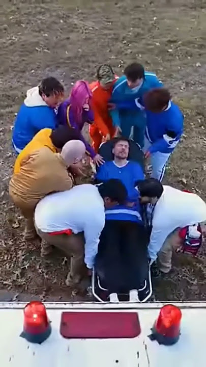 Mr beast fell down from.1000ft height #