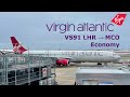 Trip report virgin atlantic new years day a330300 economy london to orlando