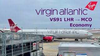 Trip Report: Virgin Atlantic New Year’s Day A330-300 Economy London to Orlando