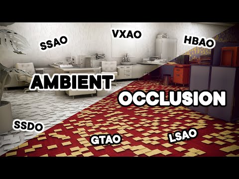 Видео: Ambient Occlusion в играх простым языком! SSAO, SSDO, HBAO+, GTAO, LSAO, VXAO, DeepAO