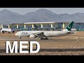 حركة الطائرات في مطار المدينة موسم الحج Planes Spotting At Madinah Airport Hajj Season 
