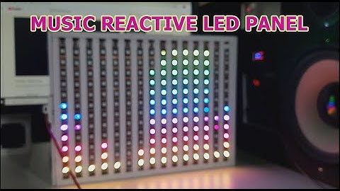 How to Make Music Reactive LED Panel || Full Color