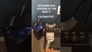 my custom-made sound box yet to finish for my vehicle modeling after the BQ23-7 locomotive 😏🚆