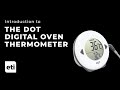 Digital oven thermometer dot