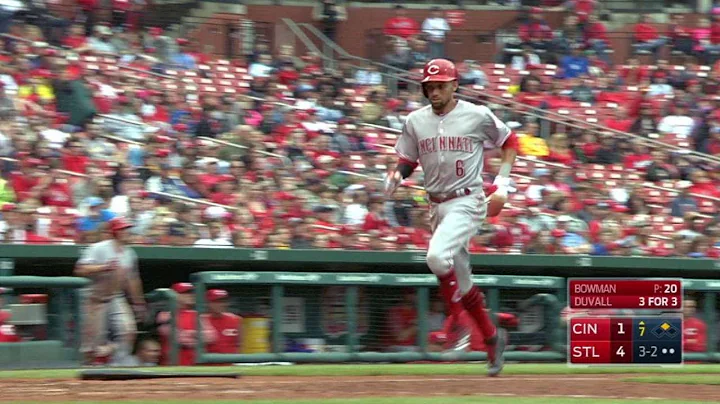 CIN@STL: Duvall crushes a double to score Hamilton