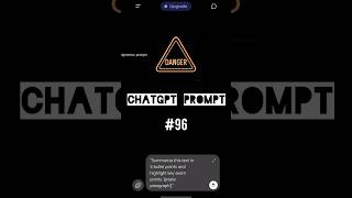 Summarize Notes Fast with ChatGPT | Study Hack #96 #struggle #short