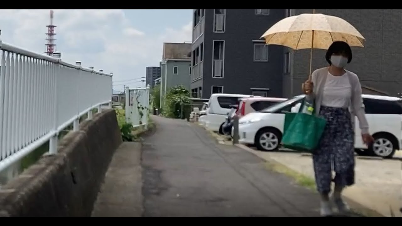 香川県高松市桜町から伏石町へ(NO13)「御坊川と太田地区」、Fuseishicho, Takamatsu City, (NO13