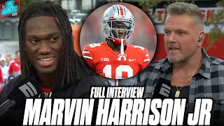 Marvin Harrison JR Talks Teams Tanking For Him, How He Keeps Improving His Game | Pat McAfee Reacts