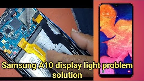 Samsung A10 display light problem 💥samsung a10 no light no graphics