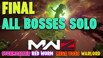 MW3 Zombies: All Bosses SOLO