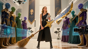 Weapon Was Never Lifted in 10,000 Years, She Balanced It One-Handed and Said, “A Bit Handle-Heavy”