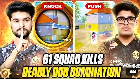 61 SQUAD KILLS | DEADLY DUO DOMINATION IN CONQUEROR RANK PUSH LOBBY😱 Ft. ‪@JONATHANGAMINGYT‬ | BGMI