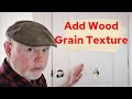 How to - ADVANCED REPAIR A LARGE HOLE in a masonite WOOD GRAIN TEXTURE hollow core door