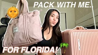 PACK WITH ME FOR FLORIDA / Tampa babyy!