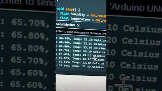 Reading Humidity and Temperature with an Arduino Uno A3 board and DHT22 Sensor