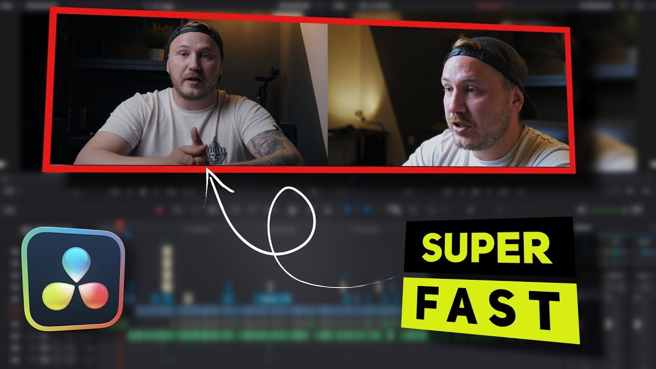 How to EDIT an INTERVIEW with 2 Cameras / DaVinci Resolve 18