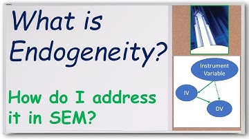 What is Endogeneity in SEM (Structural Equation Modeling)