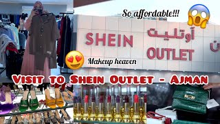 Shein Outlet / Monza Outlet in Ajman (UAE) | such affordable prices on makeup 😱