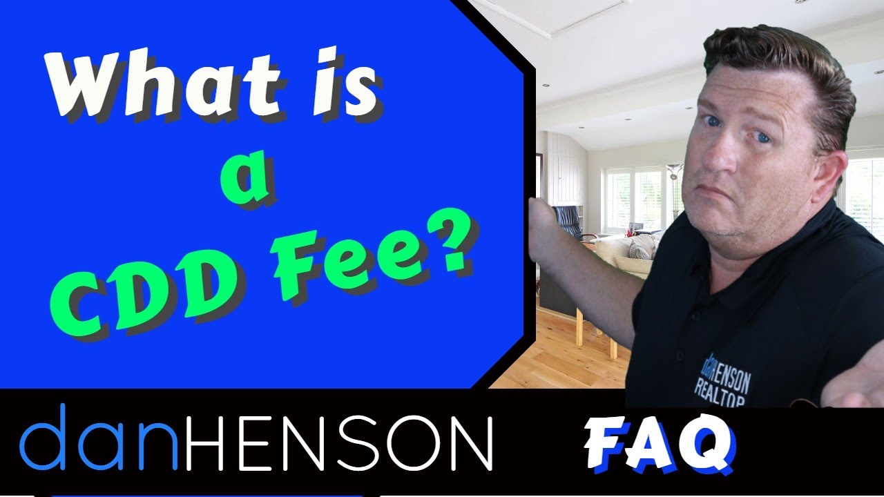 What is a CDD fee? YouTube