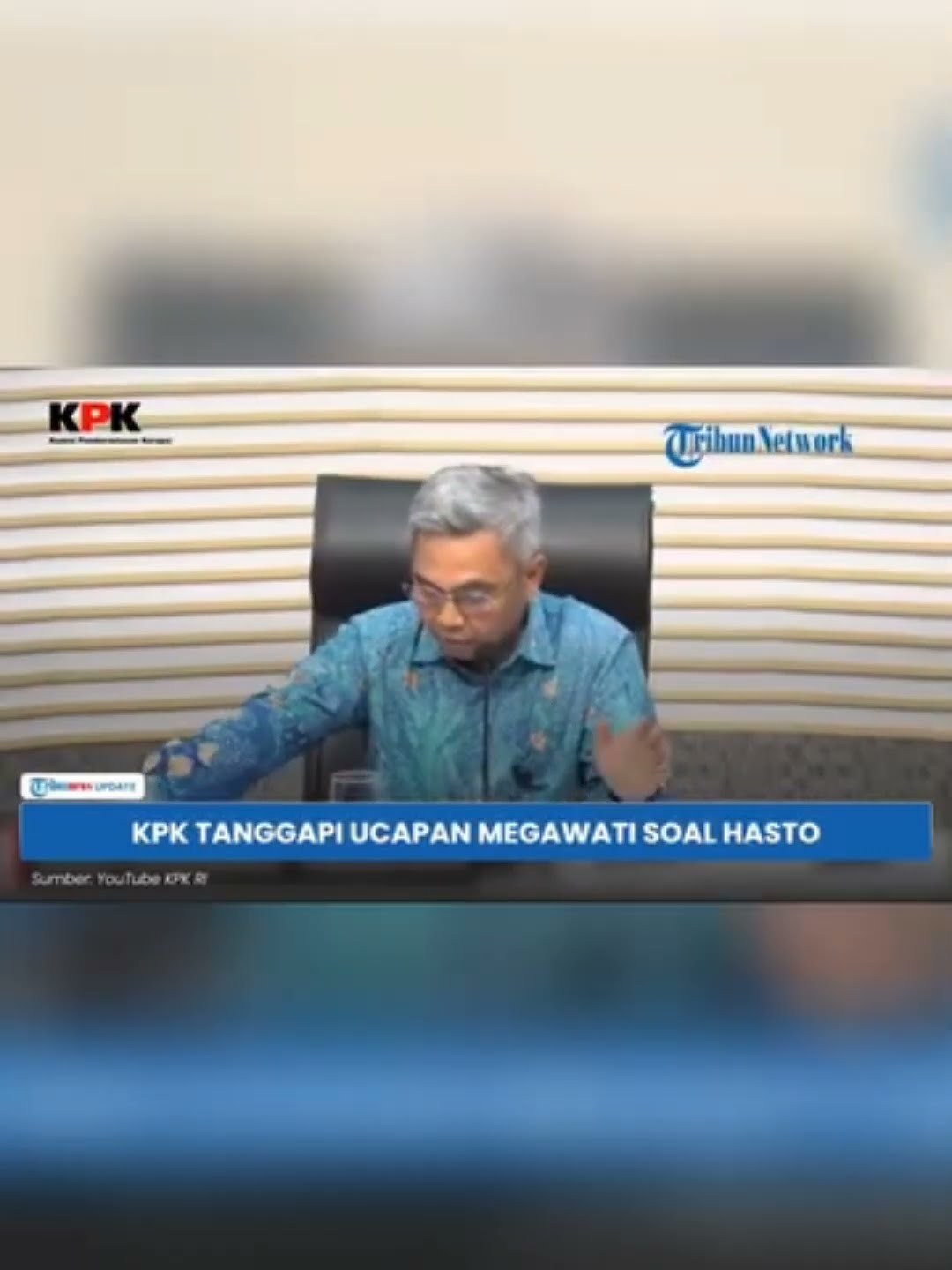 Soal Ancaman Megawati jika Sekjen PDIP Hasto Ditangkap, KPK Tak Takut: Kami Murni Tegakkan Hukum