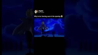 Why uis he farming aura ?