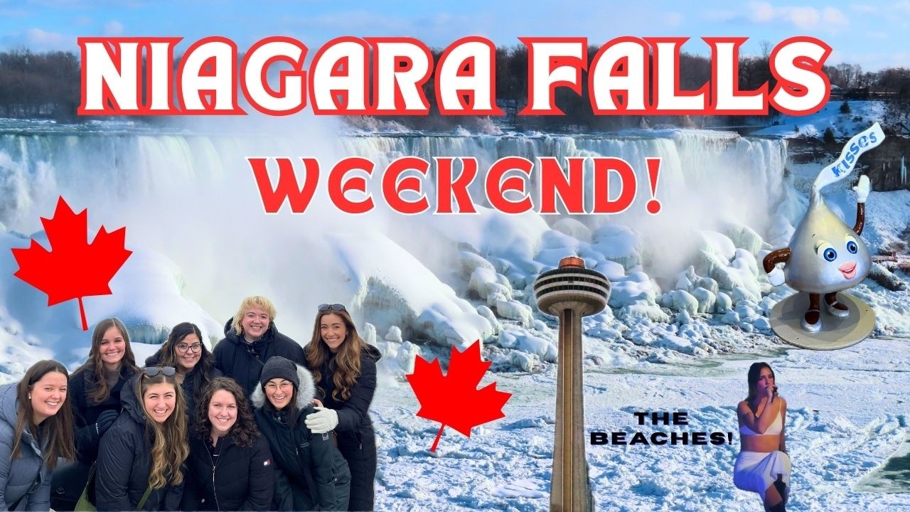 Winter Weekend in Niagara Falls with Friends 🇨🇦❄️ | Canada Travel Vlog
