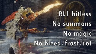 Commander Niall RL1 hitless [Elden Ring]