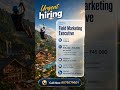Hiring  Field Marketing Executive | Jobs | #Calicut #Shorts  #Kozhikode  #shorts
